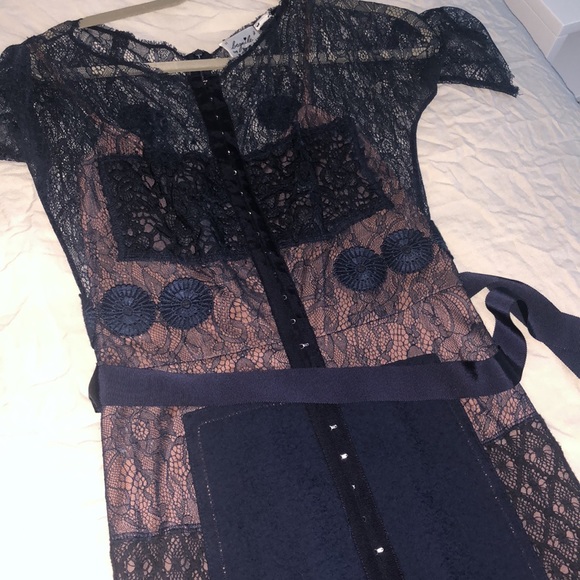 Byron Lars Navy Dress - Picture 5 of 6